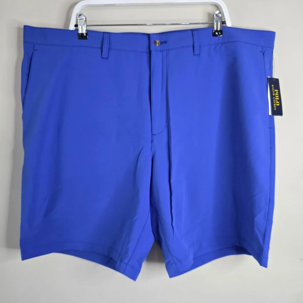 Polo Ralph Lauren Mens Royal Blue Performance Golf Shorts 44B New With Tags